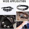 10Pcs 5 Style 304 Stainless Steel European Beads OPDL-UN0001-04-6