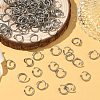 Non-Tarnish 304 Stainless Steel Open Jump Rings X-STAS-E066-08-10mm-5