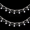 1Pc Alloy Rhinestone Chains FIND-WR0012-61-1