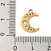 304 Stainless Steel Pendants STAS-S123-03G-04-3