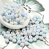 Two Tone Opaque Colours Glass Seed Beads SEED-E005-02J-1