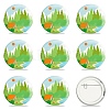 Tinplate Brooch JEWB-WH0012-020-1