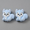 Squirrel Food Grade Eco-Friendly Silicone Beads LS-SIL-WH0012-030C-1
