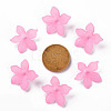 Frosted Acrylic Bead Caps MACR-S371-05A-704-3