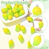 Mango Opaque Acrylic Pendants FIND-CJZ0001-007-3