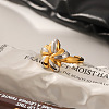 304 Stainless Steel Cuff Open Rings WGA8D5B-01-2