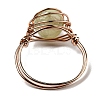 Natural Mixed Stone Round Finger Ring G-Q1002-10RG-4