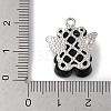 Platinum Alloy Resin Pendants FIND-U017-05P-01-3