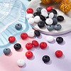 20Pcs 4 Colors Food Grade Eco-Friendly Silicone Focal Beads SIL-YW0001-12B-5