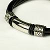 Leather Cord Bracelets X-BJEW-C337-12-2