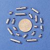 90Pcs 6 Style 304 Stainless Steel Slide On End Clasp Tubes STAS-YW0001-20-5