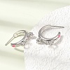 Brass Enamel Stud Earrings KK-CBA8324-23P-02-2