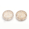 Plating Acrylic Beads PACR-S219-07-1