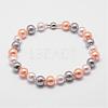 Glass Pearl Bracelets BJEW-K110-05-1
