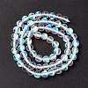 Synthetic Moonstone Beads Strands G-E573-02A-14-3