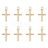 8Pcs Brass Pendants KK-TA0002-50-1