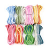 8 Bags 8 Colors 3-Ply Round Cotton Twisted Cord OCOR-TA0003-82A-1