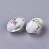 Handmade Silver Foil Glass Lampwork Beads X-LAMP-Q030-02P-2