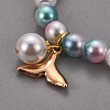 Plastic Imitation Pearl Stretch Bracelets and Necklace Jewelry Sets X-SJEW-JS01053-01-8