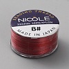 46M Round Nylon Beading Threads NWIR-WH0025-01B-2