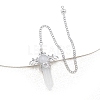 Natural Quartz Crystal Dowsing Pendulum Big Pendants PW-WG53910-07-1