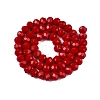 Opaque Solid Color Imitation Jade Glass Beads Strands EGLA-A044-P8mm-D15-2