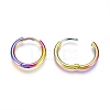 304 Stainless Steel Huggie Hoop Earrings EJEW-G272-02-12mm-M-3
