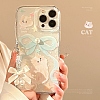 Cute Cartoon Cat TPU Plastic Mobile Phone Cover PW-WGF333E-06-3