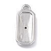 Brass Micro Pave Cubic Zirconia Charms ZIRC-I054-12P-04-3