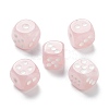 Natural Rose Quartz Cabochons G-M378-02E-1