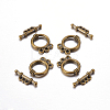Tibetan Style Alloy Toggle Clasps LS-K0P3A071-2