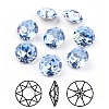 Pointed Back & Back Plated K9 Glass Rhinestone Cabochons RGLA-J012-10mm-211-1