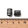 304 Stainless Steel European Tube Beads STAS-D382-16AS-3