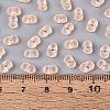 FGB Frosted Transparent Glass Seed Beads SEED-N013-06A-03-4