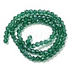 Transparent Electroplate Glass Beads Strands LS-GLAA-F029-2mm-C10-2
