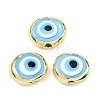 Handmade Evil Eye Lampwork Beads LAMP-D006-08G-08-1