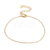 Brass Curb Chain Bracelets Making BJEW-JB05515-05-1