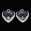 Transparent Acrylic Pendants TACR-T024-03B-205-2