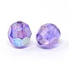 Eco-Friendly Transparent Acrylic Beads TACR-PL642-8mm-A03-2