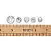 Acrylic Rhinestone Buttons BUTT-PJ0001-01-6