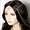 Bohemian Women Tassel Head Chain X-OHAR-WH0002-03G-1