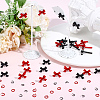 DIY Bowknot Alloy Stud Earring Finding Kits DIY-ME0002-87-4