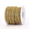 Iron Rhinestone Cup Chains CH-T006-04G-04-2
