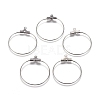 304 Stainless Steel Wire Pendants STAS-M274-020B-4