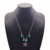 Starfish Pendant Necklace JN5194-1-1