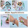 89Pcs Colorful Pattern Printed Silicone Beads Sets SIL-SZ0002-54E-7