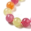 Dyed Natural Malaysia Jade Beads Strands X-G-G021-02B-16-3