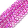 Synthetic Moonstone Beads Strands G-P528-J01-04-1