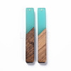 Resin & Walnut Wood Big Pendants RESI-S358-39L-2