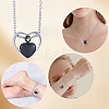 1Pc 304 Stainless Steel Heart Pendant Urn Ashes Necklaces NJEW-CN0001-19EBP-4